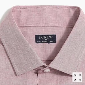 DONATED ** J. Crew Men’s Thompson slim wrinkle-free shirt NWT